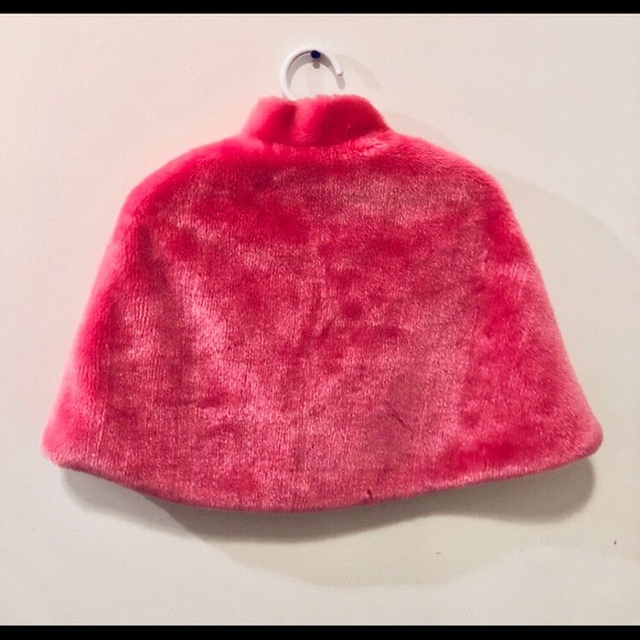 Very fancy kids pink poncho - Picture 2 of 3